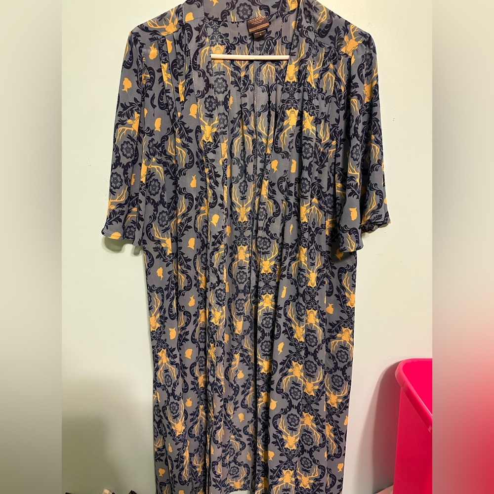 Outlander Collection Blue Kimono/Robe